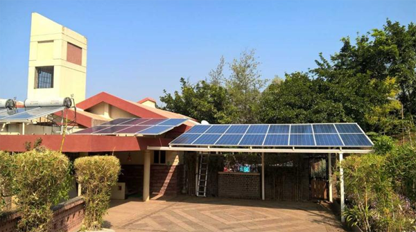 solar panel installation